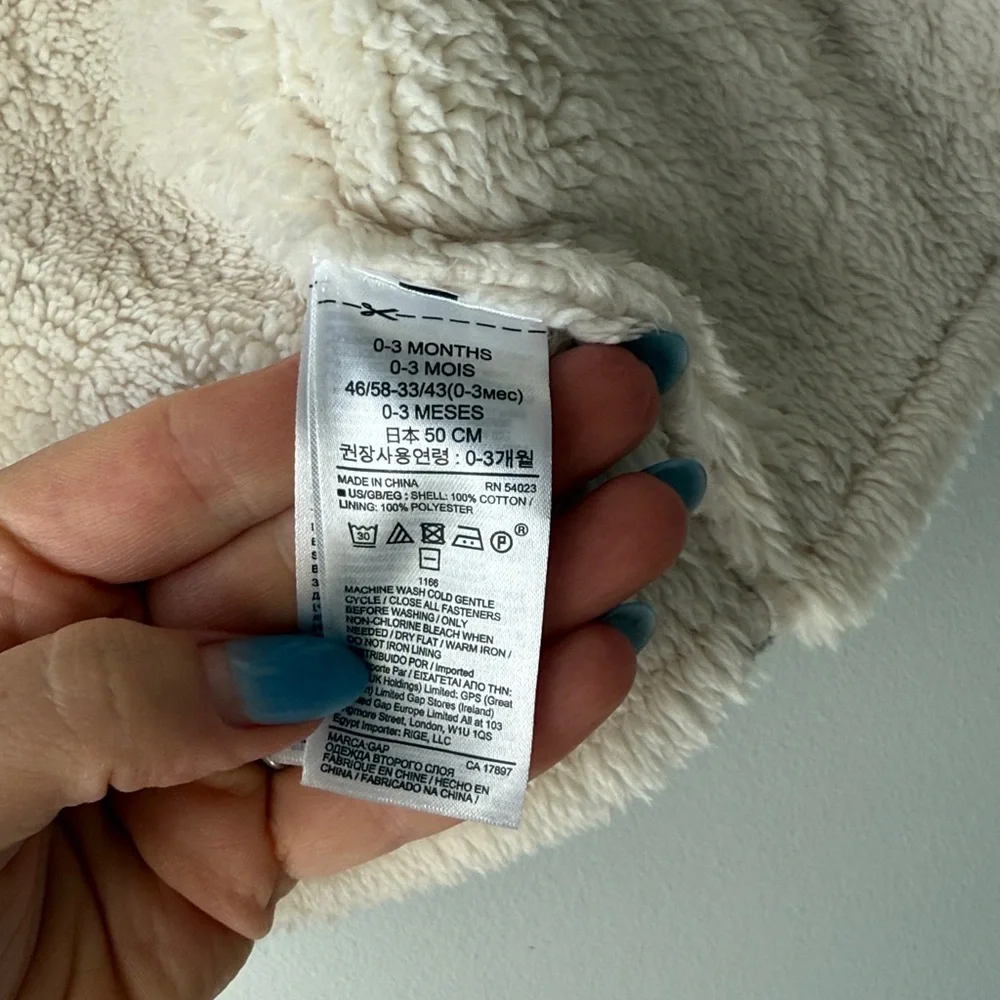 Baby‎ Gap Knit Fleece Lined Baby Coat